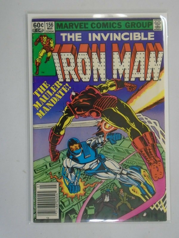 Iron Man #156 Newsstand edition 6.0 FN (1982 1st Series)