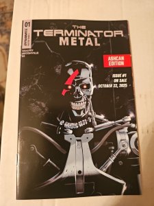 Dynamite 2025 The Terminator Metal Ashcan Promotional Comic