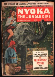 Nyoka the Jungle Girl #47 1950-Fawcett-Photo cover features Kay Aldridge as-G...