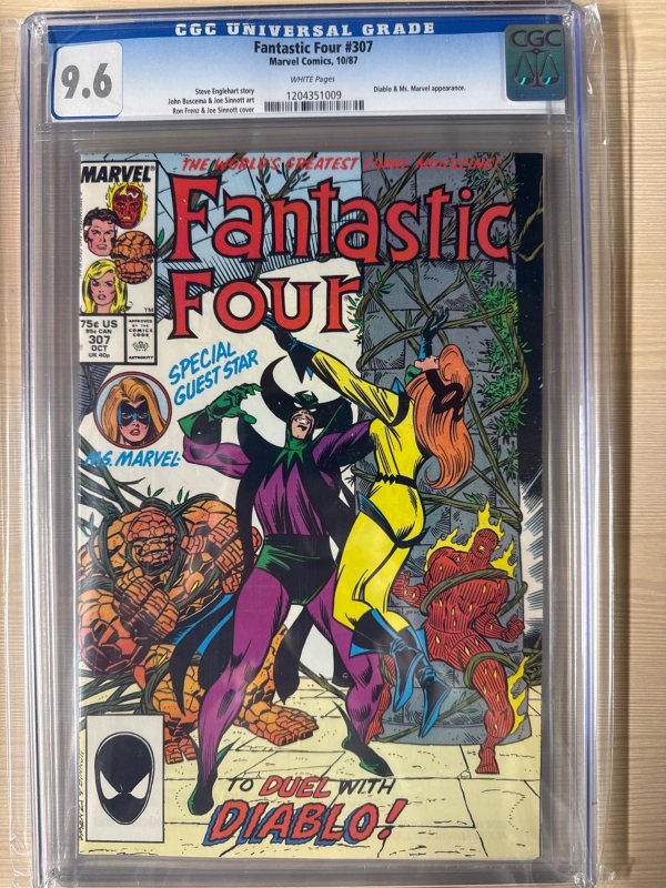 Fantastic Four #307 (1987) CGC 9.6