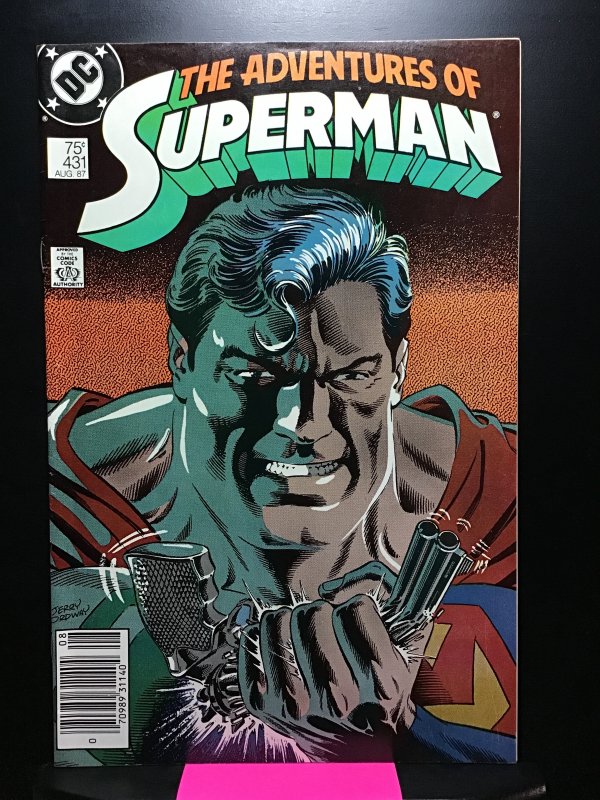 Adventures of Superman #431 Newsstand Edition (1987)