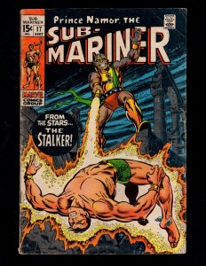 Sub-Mariner #17 (1969) FROM THE STARS...THE STALKER!  / ID#NN