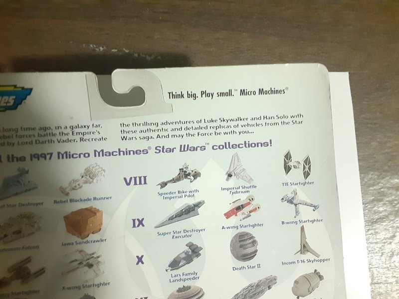 STAR WARS MICRO MACHINES GALOOB SET V1 UNOPENED SET 65860 (1996)