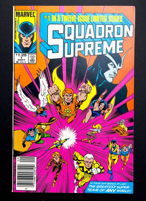 Squadron Supreme #1 (1985) [Key] 1st Solo - VF/NM!