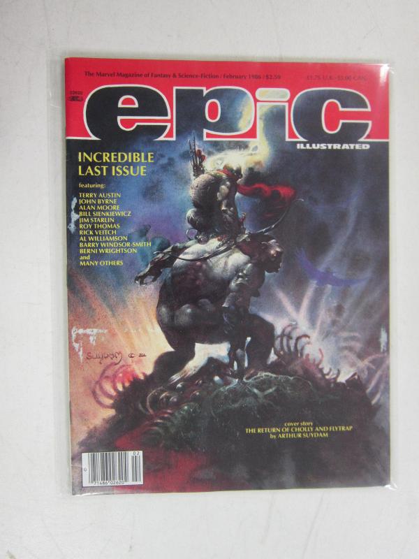 Epic Illustrated (1986 Magazine) #34, 7.5