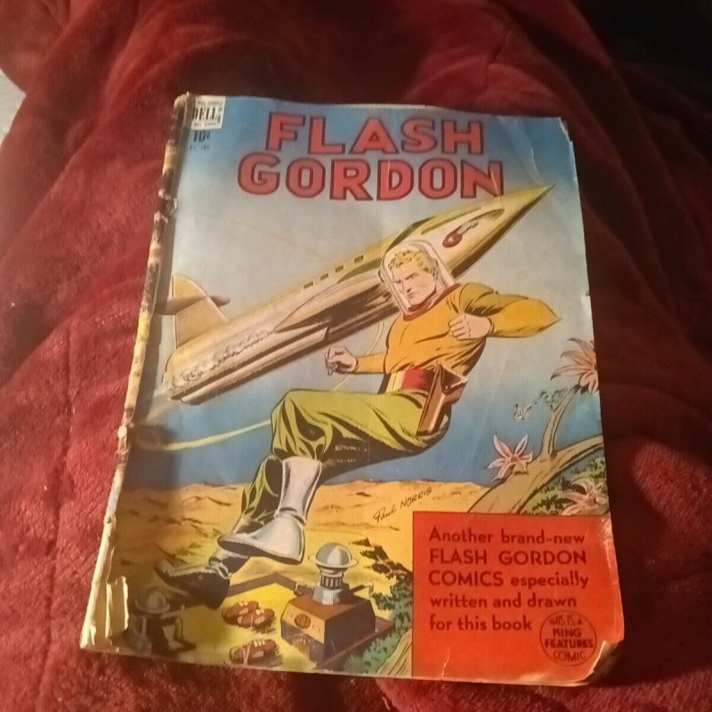 Flash Gordon Four Color Comic 204 Dell 1948 Golden Age classic Paul Norris cover