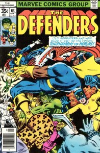 Defenders, The #63 FN ; Marvel | September 1978 Hulk Black Goliath