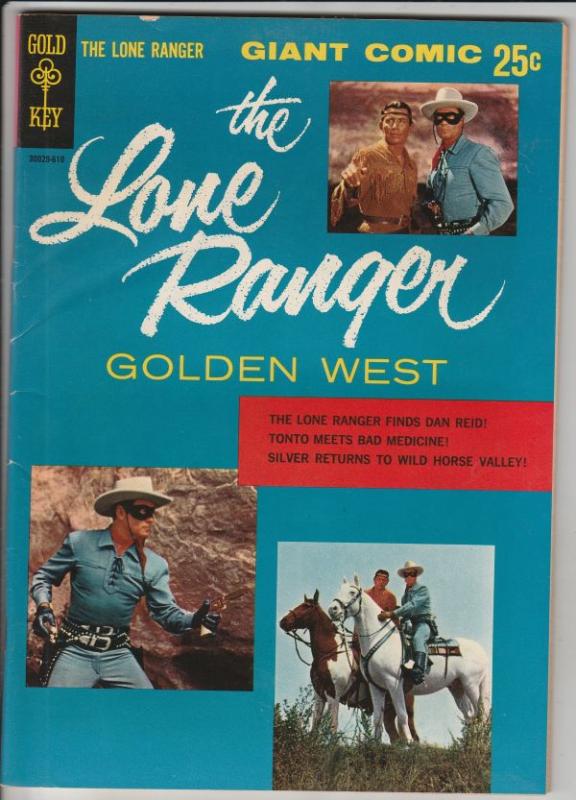 Lone Ranger, The Golden West Dell Giant #1 (Aug-55) VF/NM High-Grade The Lone...