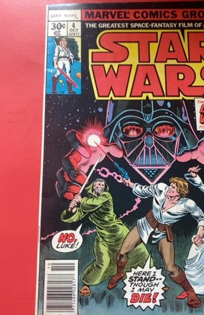 Star Wars #4 (1977) mid grade copy