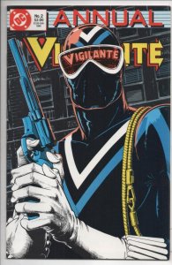 VIGILANTE #2 ANNUAL, NM-, Peace Maker's sidekick, DC 1986  more DC in store