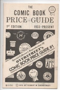 COMIC BOOK PRICE GUIDE #1, VF/NM, 1993 reprints some of 1970 edition, Overstreet