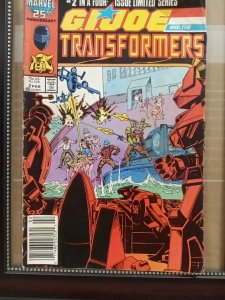 G.I. Joe and the Transformers Comic Book #2 Feb 1987 Marvel. P02