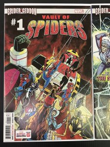 VAULT OF SPIDERS #1 + 2 1st SPIDER-BYTE WEB SLINGER SAVAGE SPIDER-MAN PROSHIPPER