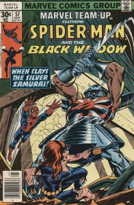 Marvel Team-Up #57 FN ; Marvel | Spider-Man Black Widow