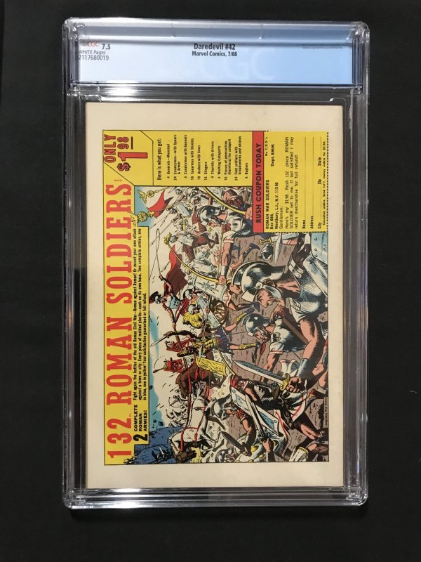 Daredevil #42 (1968) CGC 7.5