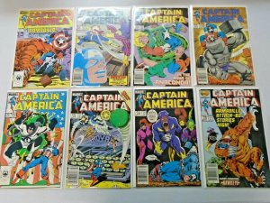 Captain America Comic Lot #300-349 42 Diff Avg 7.0 (Range 6.0-8.0) (1984-1989)