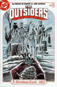 Outsiders, The (1st Series) #5 FN ; DC | A Christmas Carol 1985