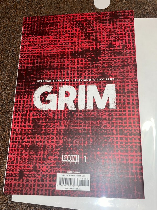 Grim 1, Jenny Frison 1:100 Sketch Variant, 2022, Netflix, Boom
