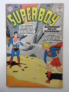 Superboy #80 (1960) VG Condition! Moisture stain