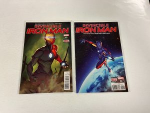 4 Invincible Iron Man Marvel Comics books #2 3 4 5 Bendis 43 RC12