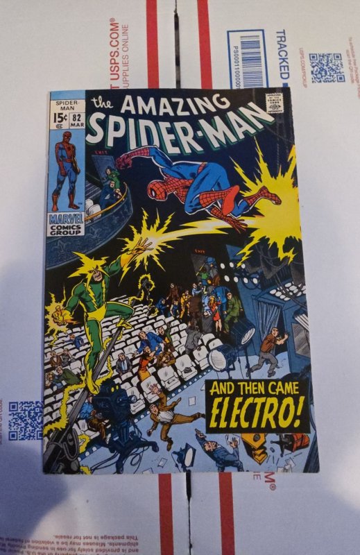 The Amazing Spider-Man #82 (1970) and then came Electro