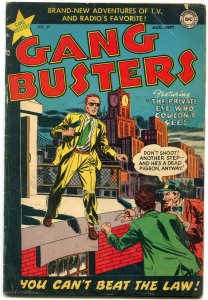 Gang Busters #29 1952- DC Golden Age Crime VG