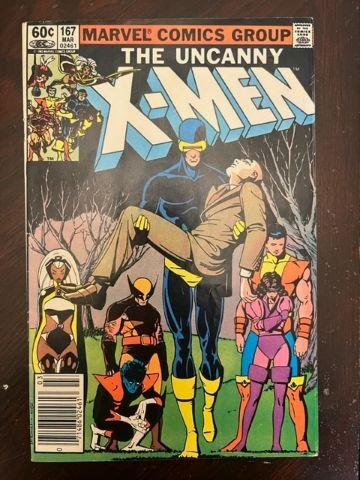 The Uncanny X-Men #167 - NM - Iconic Cover - Kitty Pride (Sprite) Leaves