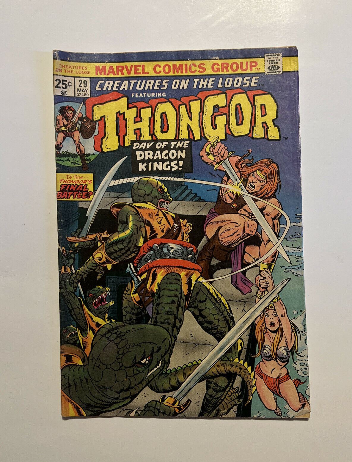 Creatures on the Loose 26272829 featuring Thongor Marvel 20c