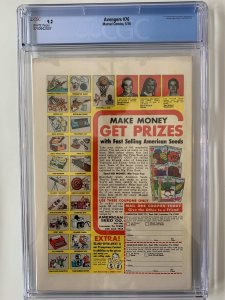 Avengers #76 - CGC 9.2 Quicksilver and Scarlet Witch!