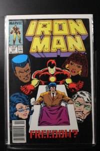 Iron Man #248 Newsstand Edition (1989)