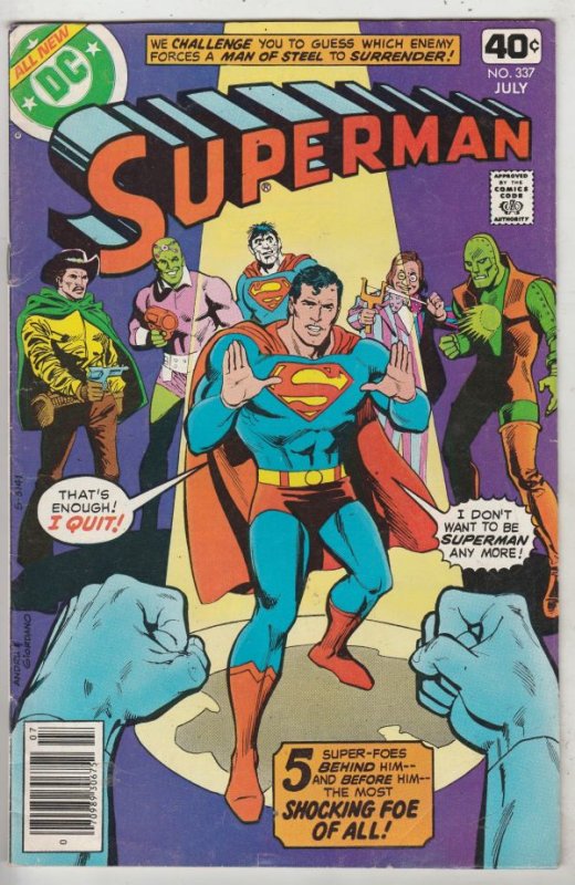 Superman #337 (Jul-79) VF High-Grade Superman