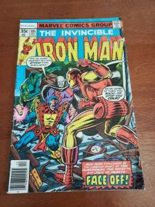 INVINCIBLE IRON MAN # 105 BRONZE Age 1977 JACK OF HEARTS App FINE