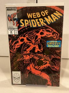 Web of Spider-Man #58  1989  9.0 (our highest grade)