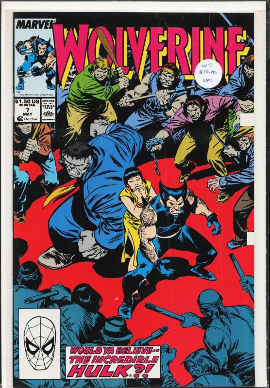 Wolverine #7 (1989) Wolverine