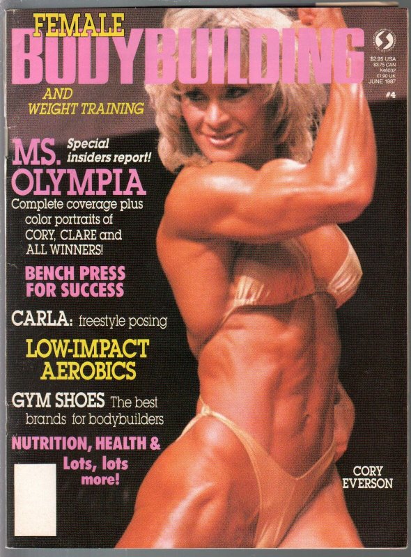 Female Bodybuilding #4 6/1987-Cory Everson-Claire Furr-Diana Dennis-pix-info-VF