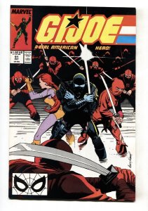 G.I. JOE #91 Snake Eyes issue Marvel comic book