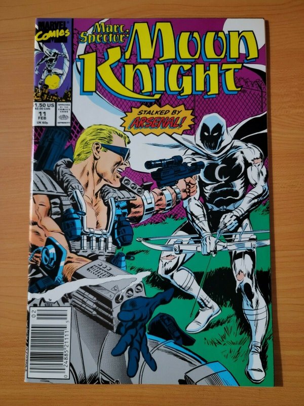 Marc Spector: Moon Knight #11 Newsstand Variant ~ NEAR MINT NM ~ 1990 Marvel