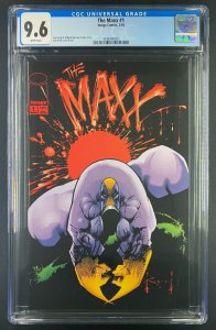 The Maxx (1993) #1 CGC Graded 9.6 NM+ White Pages Sam Keith (4398498005)