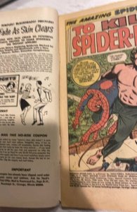 The Amazing Spider-Man #58 (1968)to kill a Spider-Man see description