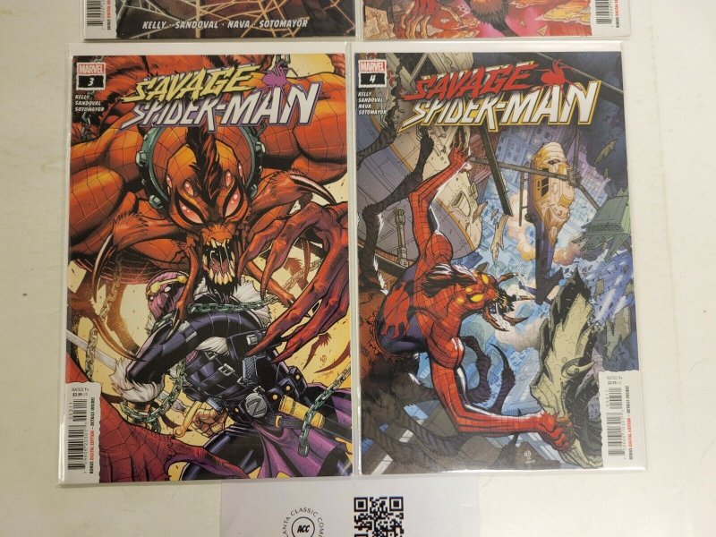 4 Savage Spider-Man Marvel Comic Books #1 2 3 4 35 TJ43