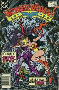 Wonder Woman #4 DC Comics Canadian Newsstand May 1987 (FNVF)