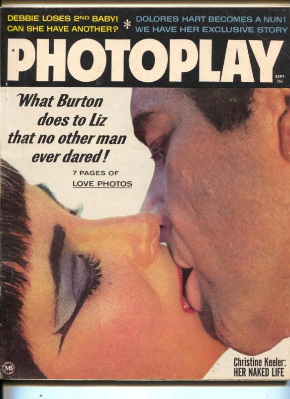 Photoplay-Liz Taylor-Richard Burton-Marilyn Monroe-James Dean-Sept-1963