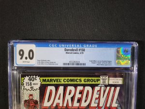 Daredevil #158 - 1st Frank Miller on Daredevil (CGC 9.0) 1979