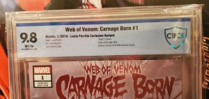 Web of Venom: Carnage Born #1 - Lucio Parrillo Variant - CBCS 9.8