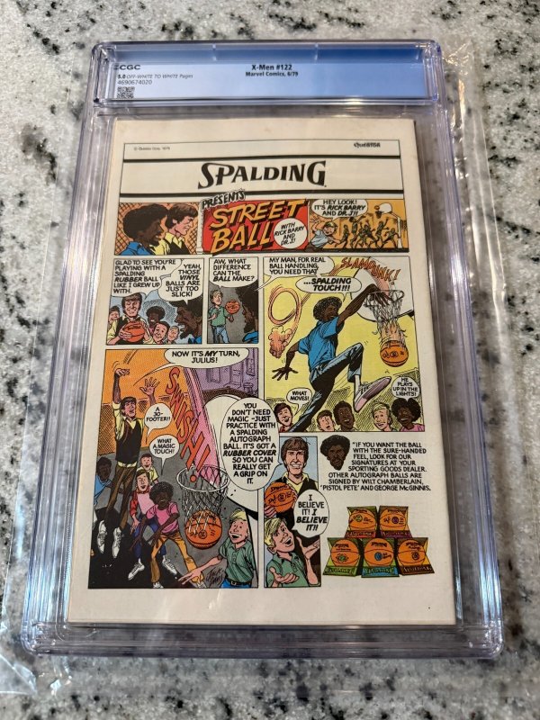 Uncanny X-Men # 122 CGC Graded 5.0 Marvel Comic Book Wolverine Storm JH25