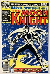 Marvel Spotlight #28 (1976) HOT KEY 1st SOLO SERIES Marc Spector/Steven Jake MCU