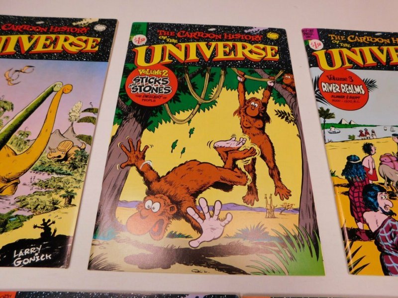 The Cartoon History of the Universe 1-7 Set Larry Gonick Underground Comix