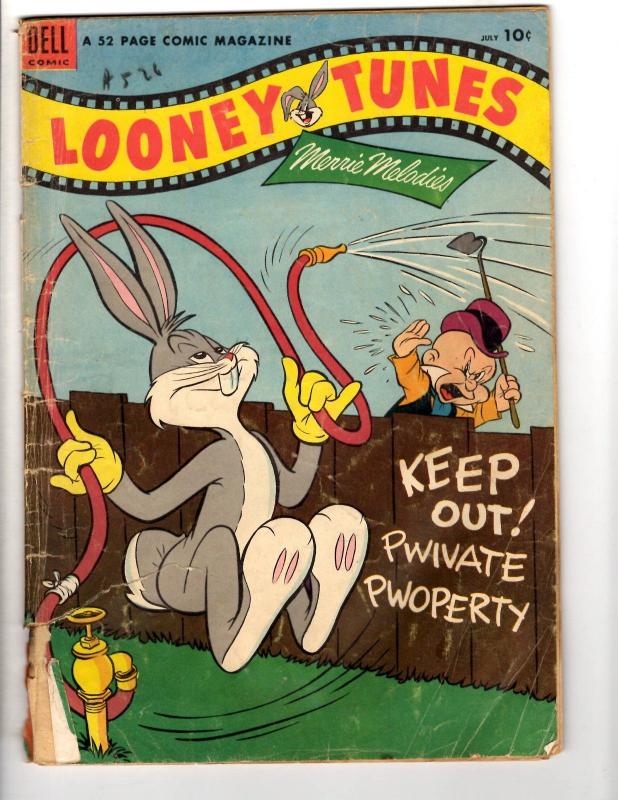 Looney Tunes # 141 VG- Dell Golden Age Comic Book Bugs Bunny Daffy 1953 JL9