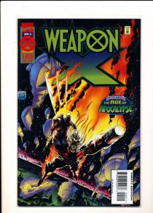 MARVEL SET of 4- X-men Age of Apocalypse WEAPON X #1,2,3,4 (1-4) F/VF (SIC534) 