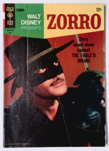 Walt Disney Presents Zorro #2 (May 1966, Western Publishing) GD/VG